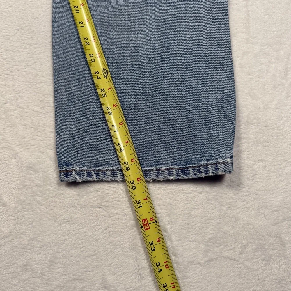 Levis 505 Jeans Mens 40x30 Blue Regular Fit Medium Wash Denim Vintage‎ 98 USA